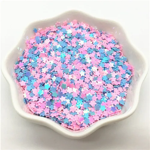 Pink blue Сливового цвета с блестками 3 мм ПВХ свободного кроя с блестками и пайетками для искусства ногтей маникюр Для женщин Diy Швейные Свадебные Конфетти украшения 10 г, 20 г - Цвет: Pink blue
