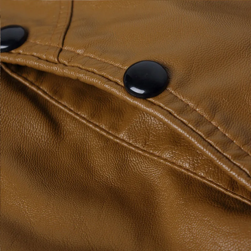 

Men's PU leather leisure big yards of cultivate one's morality men's leather jacket in the spring and autumn leather jackets