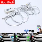 Wifi беспроводной RGB многоцветный светодиодный ангельский глаз гало кольца дневсветильник DRL для Chevrolet Chevy Camaro 2010 2011 2012 2013