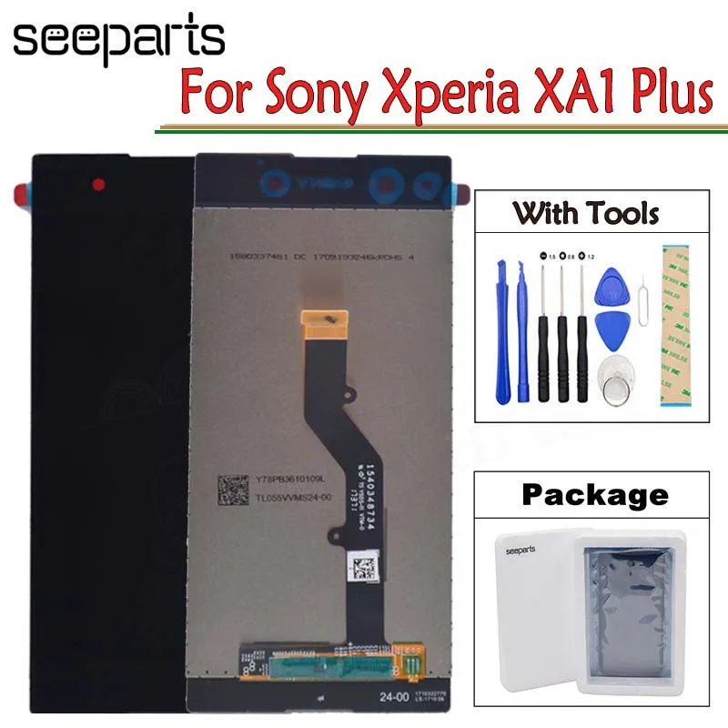 ЖК-дисплей 5 дюйма для Sony Xperia XA1 Plus дисплей с сенсорным экраном и дигитайзером в
