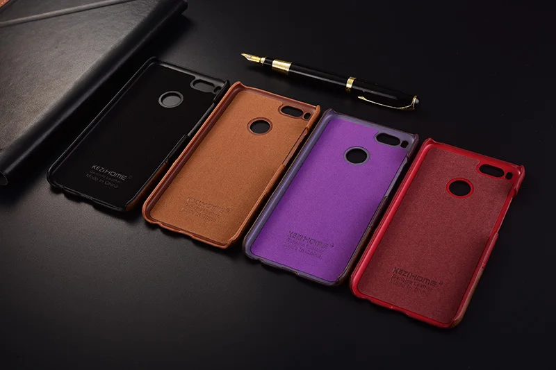 Для Xiaomi Mi A1 чехол Xiaomi Mi A1 Чехол класса люкс Genune кожаный жесткий противоударные телефонные чехлы на заднюю панель 5,5"
