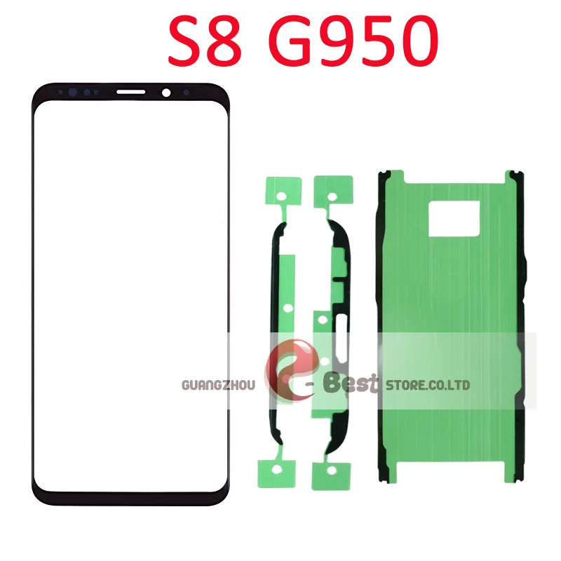 5 шт./лот для Samsung Galaxy S8 G950 G955 S9 G960 G965 Plus Переднее стекло сенсорный экран крышка