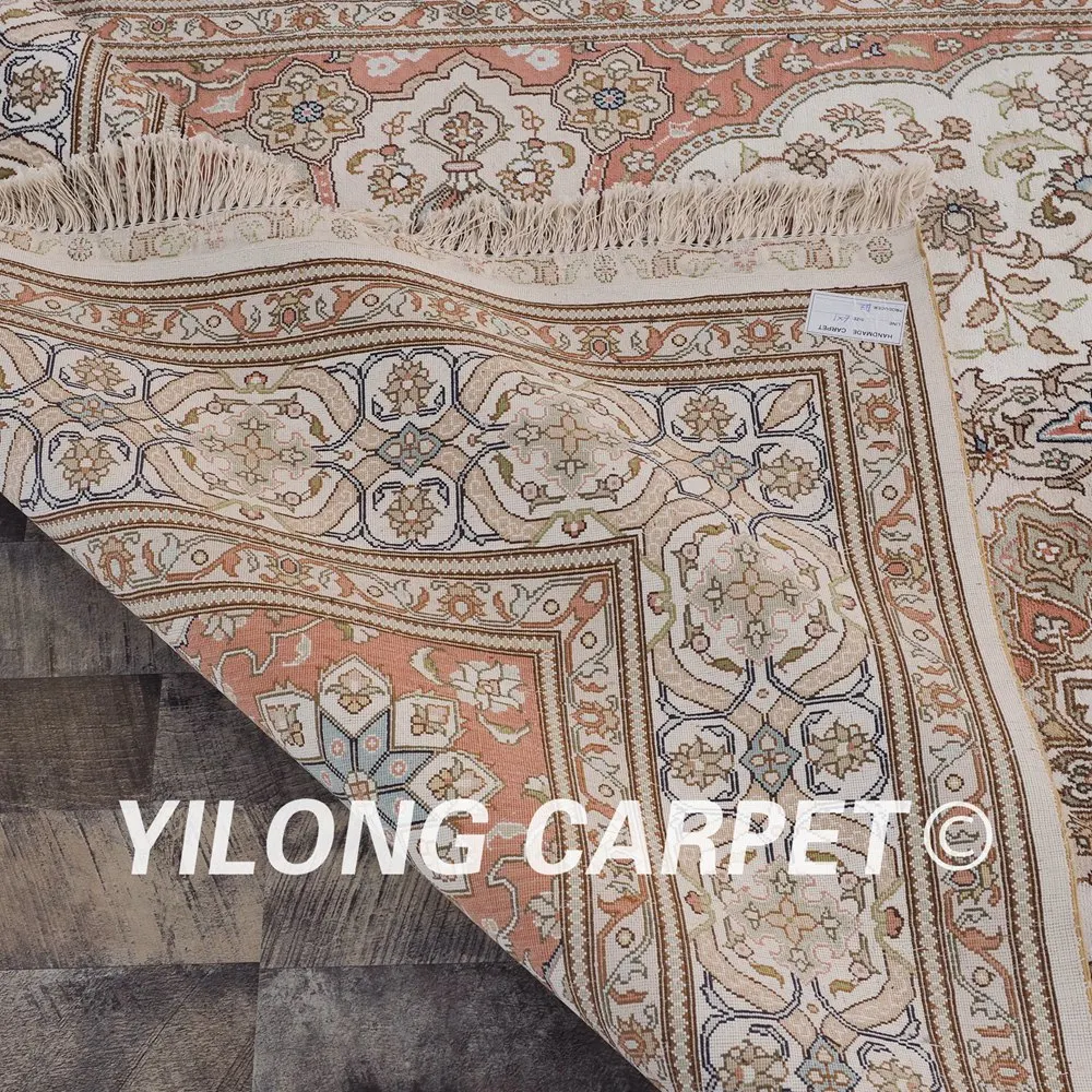 YILONG 6 'x 9' изысканный цветочный классический ручной вязаный ковер для гостиной