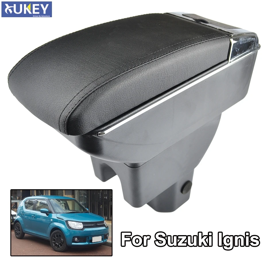 Подлокотник для Suzuki Ignis 2016 2018 двухслойный подлокотник хранения украшение 2017