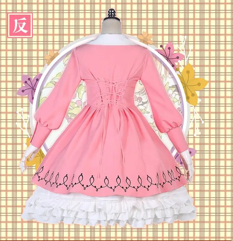 Аниме! Женский костюм для косплея Cardcaptor Sakura Pink Kinomoto Orange Daidouji Tomoyo прекрасное