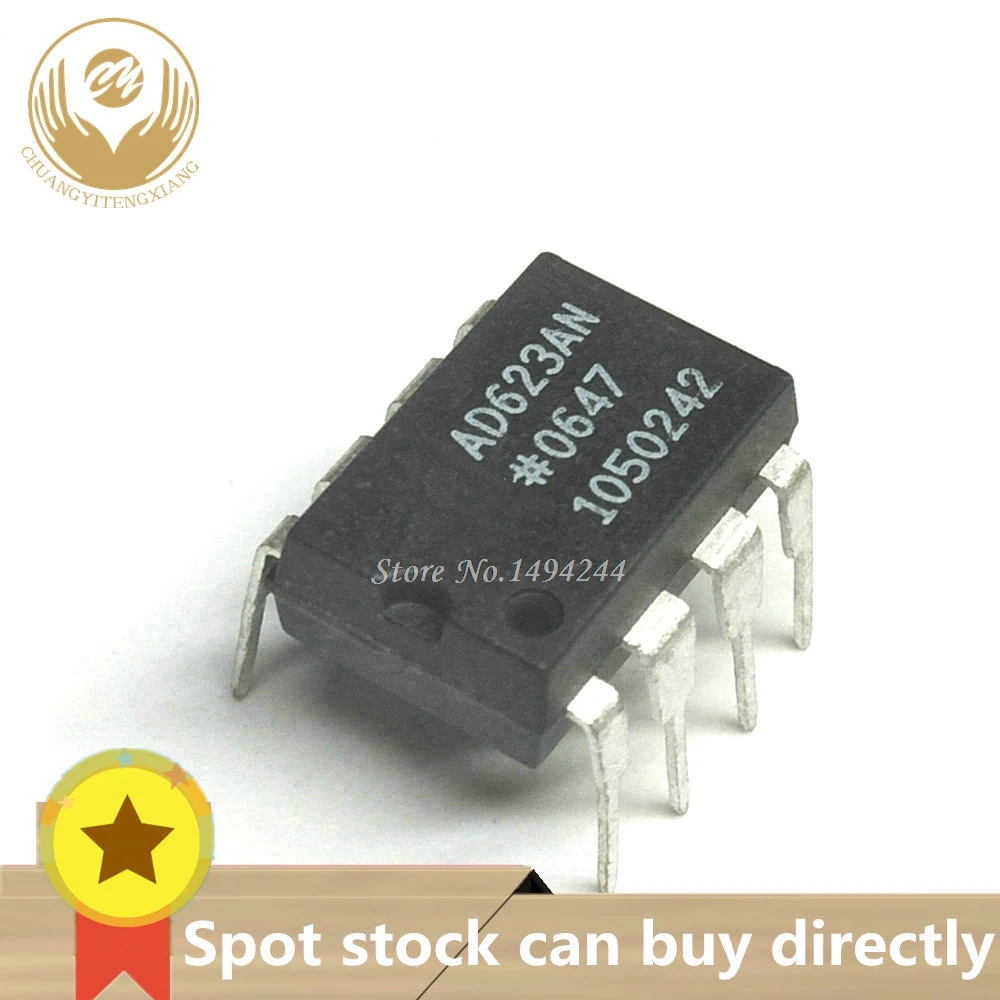 Пятно AD623ANZ AD623AN AD623A AD623 DIP8 IC OPAMP INSTR 800KHZ RRO 8DIP 1 шт. |