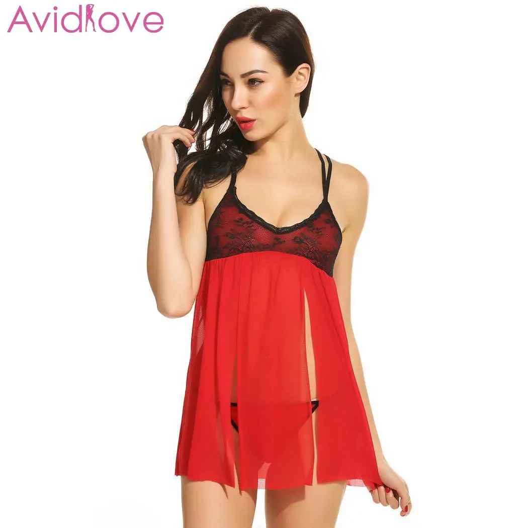 Avidlove женское сексуальное нижнее белье Эротические костюмы Babydoll Пижама с