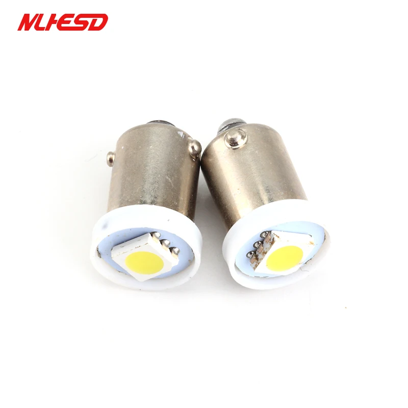

10 шт./лот Авто BA9S T4W 5050 1SMD 1 светодиод Bayonet Автомобильный свет резервные лампы Лампа Клин боковая внутренняя пластина световой индикатор 12 В