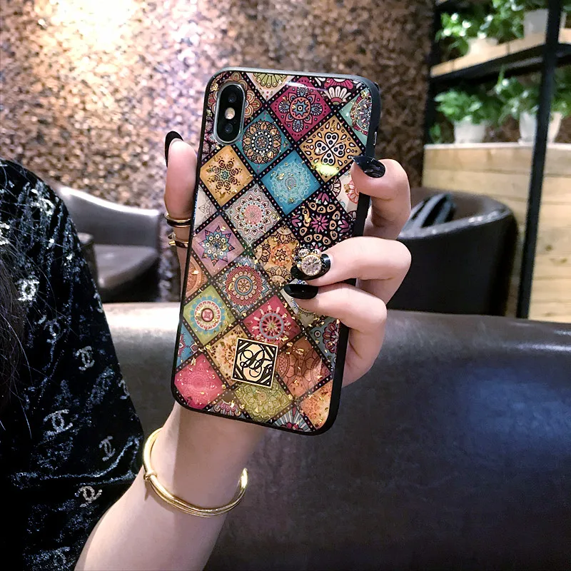 Case For iPhone X Xs Max 7 8 Plus Glitter Luxury Back Cover 6 6s Soft TPU Capa Coque ipone Capinha iphone7 Cases |