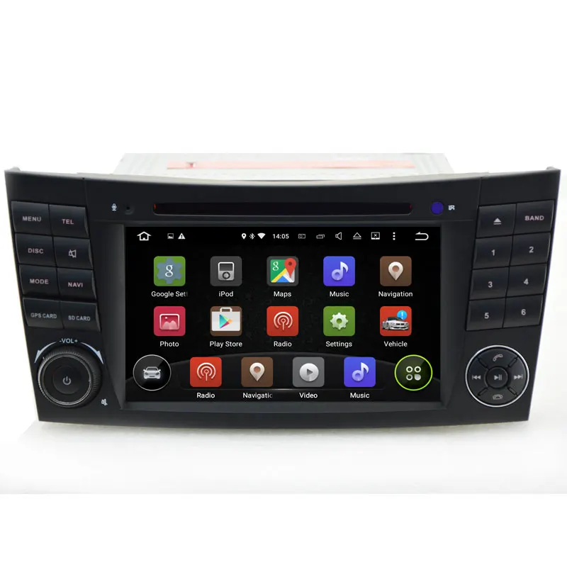 Мультимедийный DVD плеер на Android 9 0 с GPS навигацией для Mercedes Benz E Class W211 E200 E220 E240 E270 E280