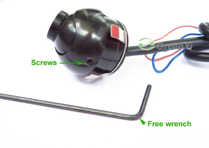 Бесплатная доставка Мини Водонепроницаемая Автомобильная камера заднего вида CCD