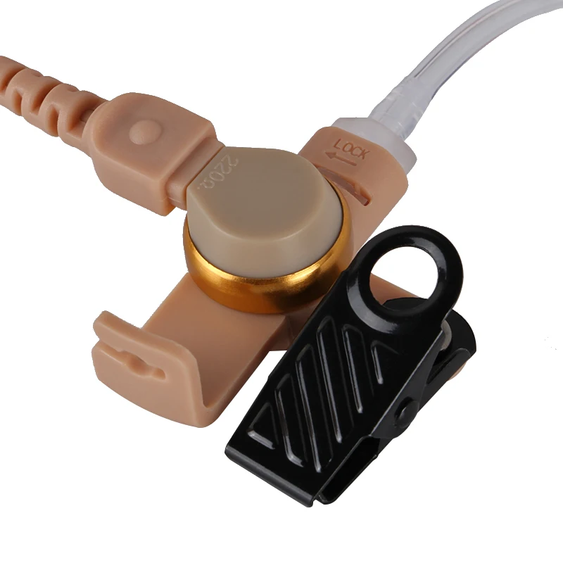Для Motorola GP88 GP300 двухсторонняя M plug воздуховод наушник гарнитура с ptt для CP040 CP200
