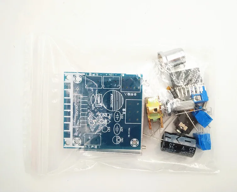 DC12V 15 Вт + TDA7297 двойной панель канального усилителя DIYKITS|Усилители мощности| |