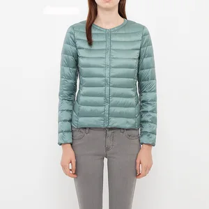 Куртка NewBang женская пуховая ультра легкая, легкий портативный приталенный, ветровка без воротника, теплое пальто