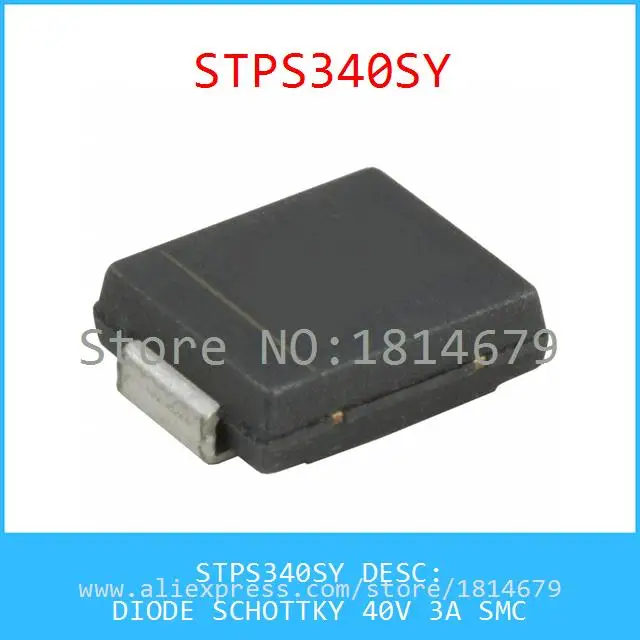 Бесплатная Доставка 5 Шт./лот STPS340SY ДИОД ШОТТКИ 40 В 3A SMC 340 STPS340|schottky diode|schottkyschottky