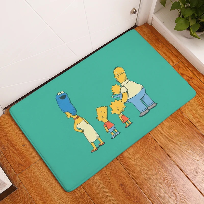 Новинка 2017 коврики для ванной комнаты с принтом мультяшного персонажа Simpson