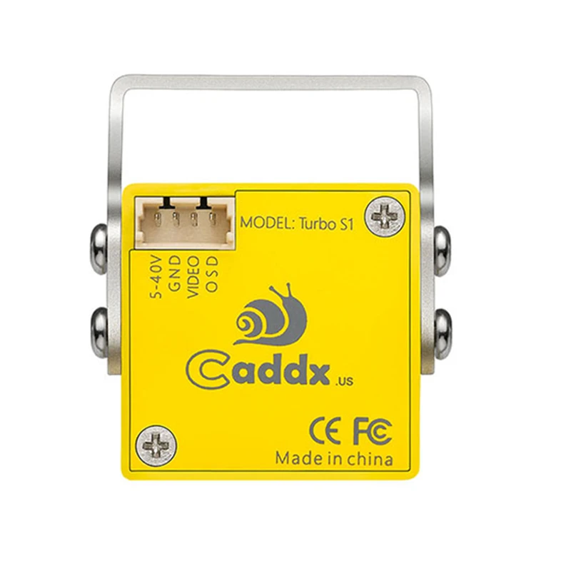 Caddx Turbo S1 1/3 CCD 600TVL ИК заблокированная камера FPV желтая/зеленая NTSC/PAL DC 5V 40V широкое