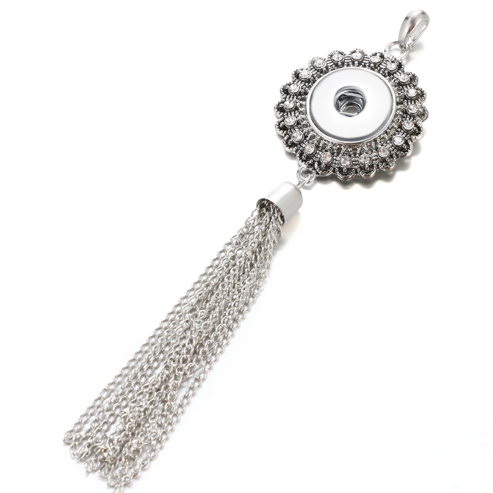 18mm Metal Life Tree Snap Buttons Pendant Women DIY Pendants Accessories Jewelry fit Necklace | Украшения и аксессуары