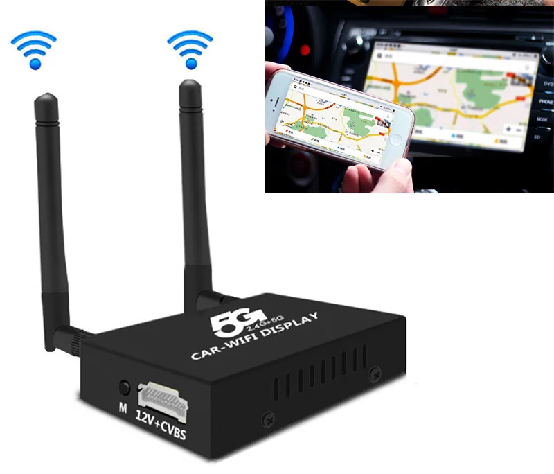 2,4G 5G WiFi Дисплей донгл HD ТВ видео адаптер Airplay экран зеркалирование литая коробка для iPhone XS MAX X iOS Android телефон для автомобиля тв
