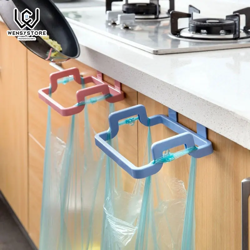 Kitchen Trash Bags Brackets Household Cabinets Rags Storage Rack Accessories XFx40 | Дом и сад