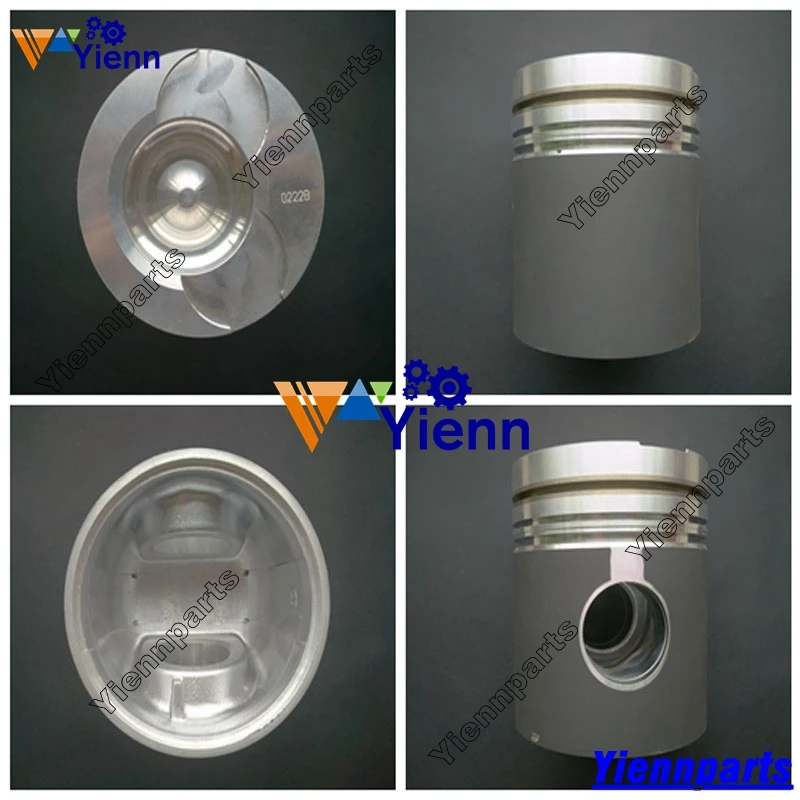 DOOSAN DAEWOO D2366 DE12TIB DE12TIC P126TI поршень 65 02501 0209 для судового двигателя L126TIH L126TIM запасные