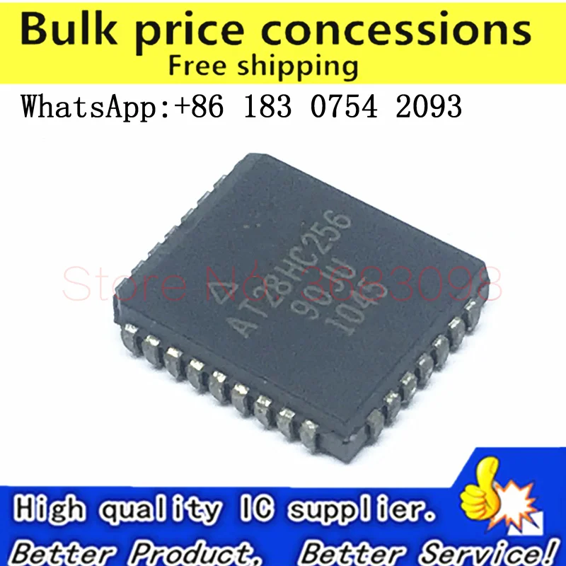 

Free shipping 10PCS/LOT AT28HC256-90JI AT28HC256-90JU AT28HC256-12JI AT28HC256-70JI AT28HC256 PLCC-32 In Stock
