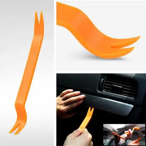 4 шт. портативный автомобильный радиоприемник панели двери зажим отделки