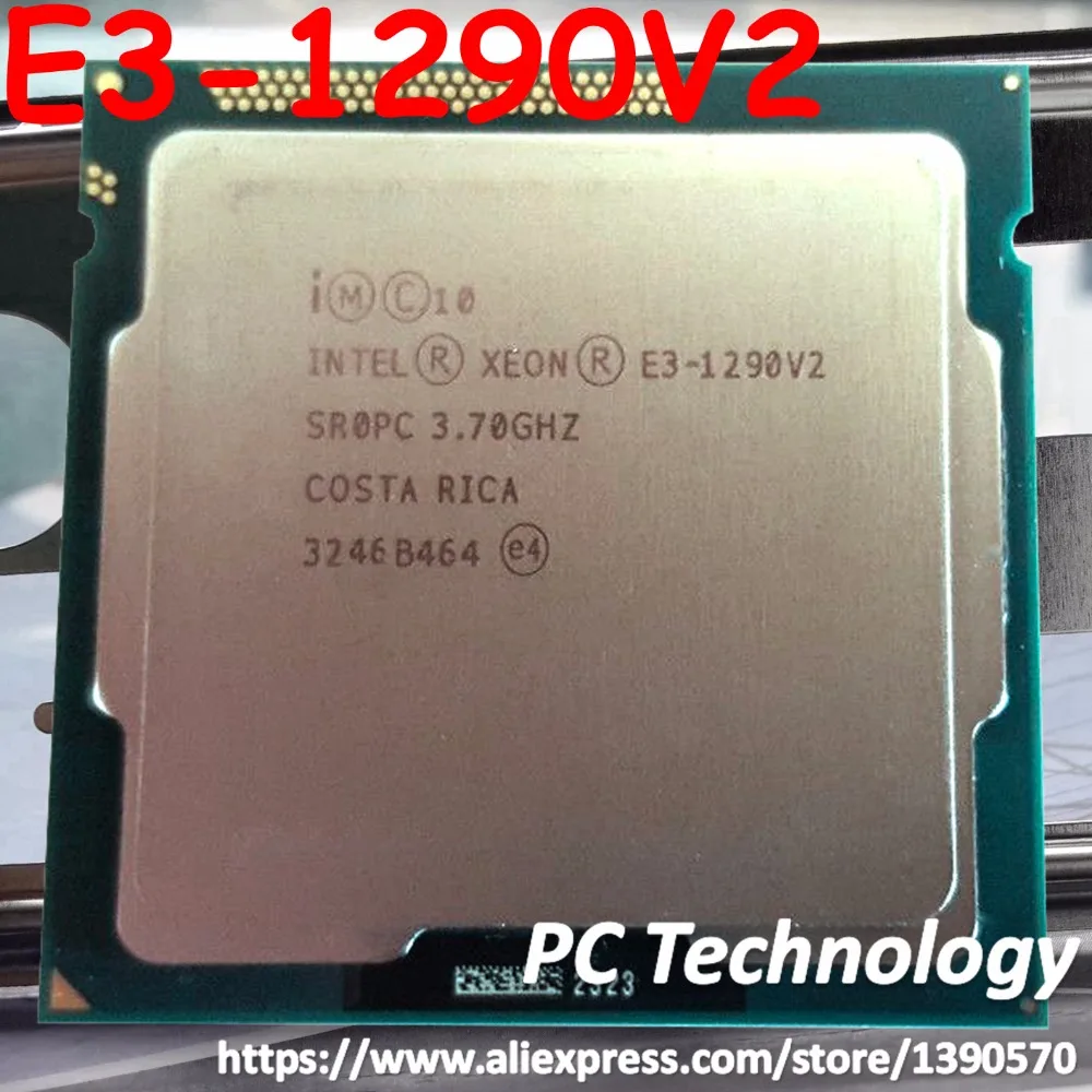 Оригинальный Intel Xeon E3 1290V2 Процессор 1290 V2 3 70 ГГц 8 м LGA1155 настольный процессор