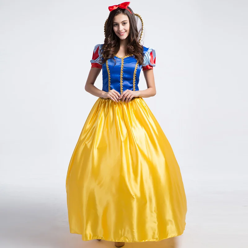 Женский маскарадный костюм феи хвост Белоснежки для взрослых карнавальные