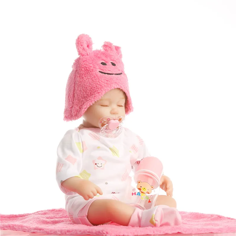 SanyDoll 16 дюймов 40 см силиконовые куклы для новорожденных Реалистичная кукла
