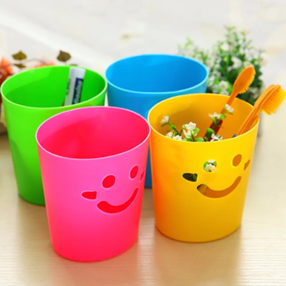 1 шт. пластиковый держатель для ручек со смайликом школьных канцелярских и