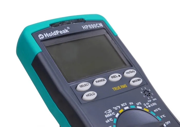 HoldPeak HP890CN стабильный ЖК-цифровой мультиметр DC AC напряжение тока HP-890CN температура Meaurement Авто Диапазон
