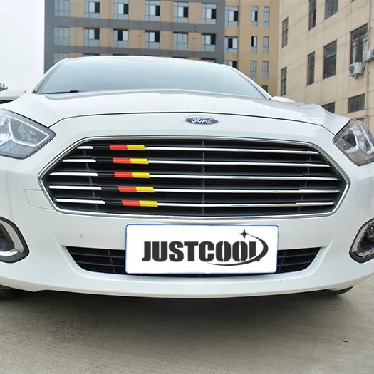Автомобильная наклейка на решетку радиатора для Ford Focus Mondeo 15 18 цветная трехмерная