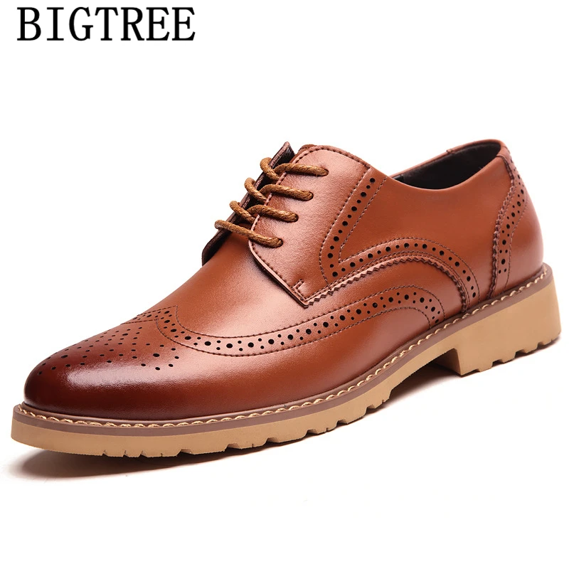 

Brogue Shoes Men Classic Italian Mens Formal Shoes Genuine Leather Coiffeur Vintage Shoes Men Office Luxury Brand Erkek Ayakkabi