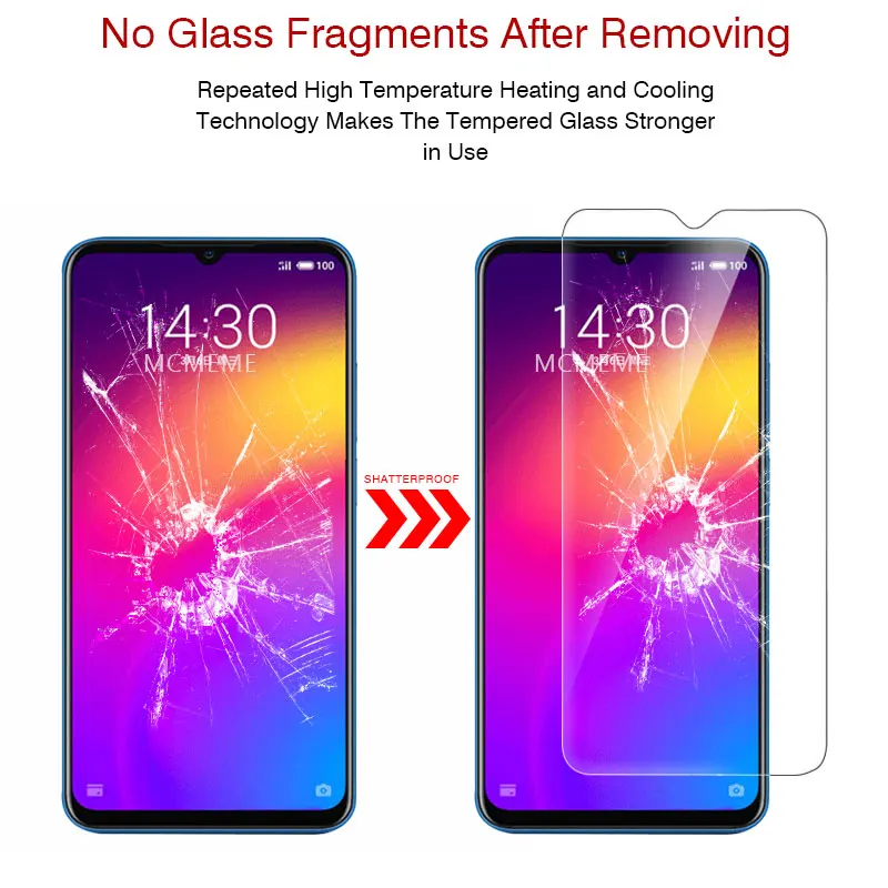 Защитная пленка для экрана телефона MEIZU NOTE9 закаленное стекло 9H ультратонкая