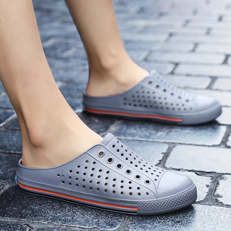 2018 New Couple Summer Jelly Shoes Beach Kids Sandals Men Clogs Hollow Slippers Flip Flops Women Light sandalias SIZE 36-45 |