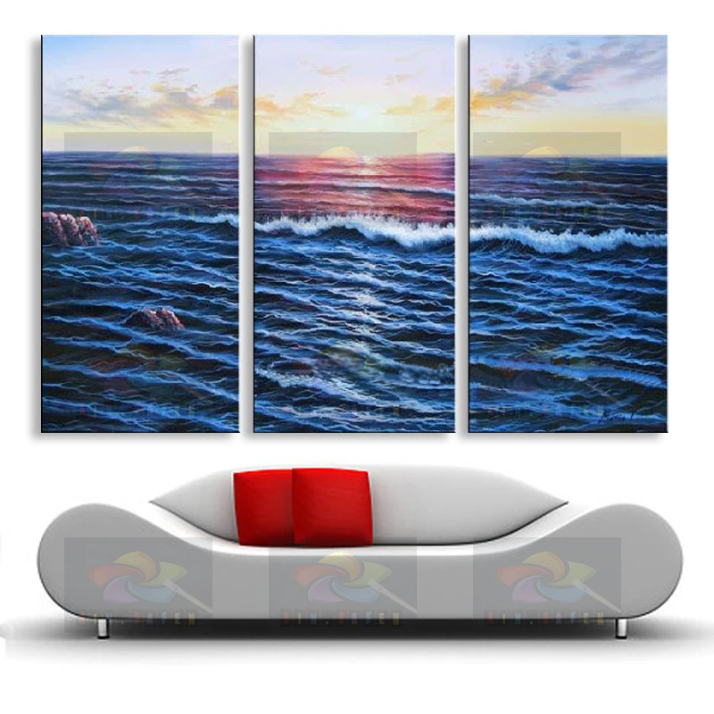 

Hand Painted oil painting on canvas modern Best Art Seascape oil painting directly from artist SE-048
