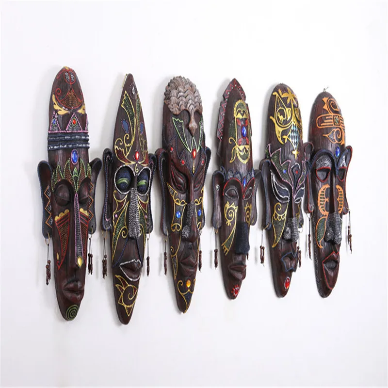Фантастические дикие цветные рисунки африканские фигурки маска Висячие на стене