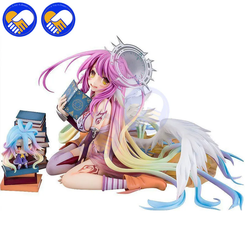 Новый аниме нет игры без жизни Flueqel Jibril закрыть неправильный номер ПВХ фигурка 1/7