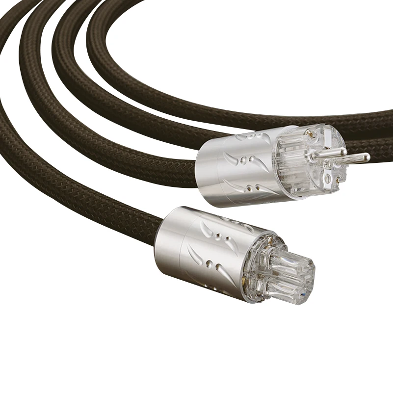 1 шт Hi end ETR 1501 16 Multplex медь Schuko Audiophile AC кабель питания с родиевым покрытием стандарт