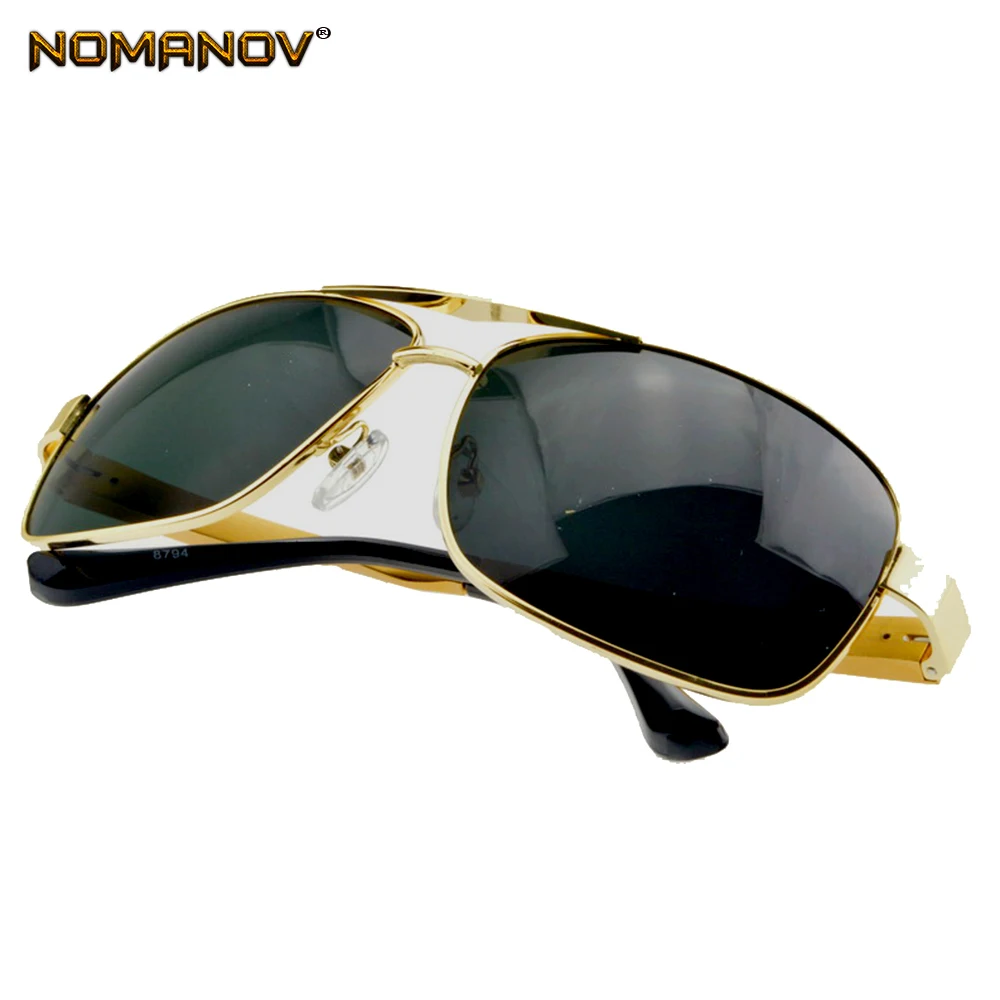 

2019 Nomanov Pilot Designer Comfort Al-mg Myopiapolarized Sunglasses Custom Made Nearsighted Minus Prescription Lens -1 To -6