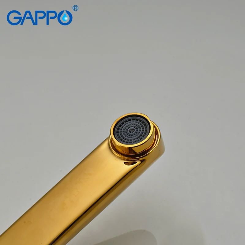 Поворотный кухонный смеситель Gappo выдвижной кран для кухни крепление на раковину