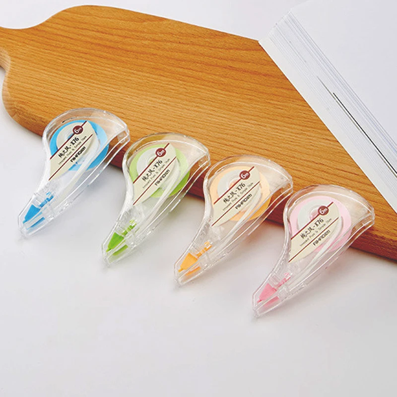 

10Pcs/lot Correction Tape creative kawaii Large capacity portable Decorative Correction Tape Office School Supplies 6m