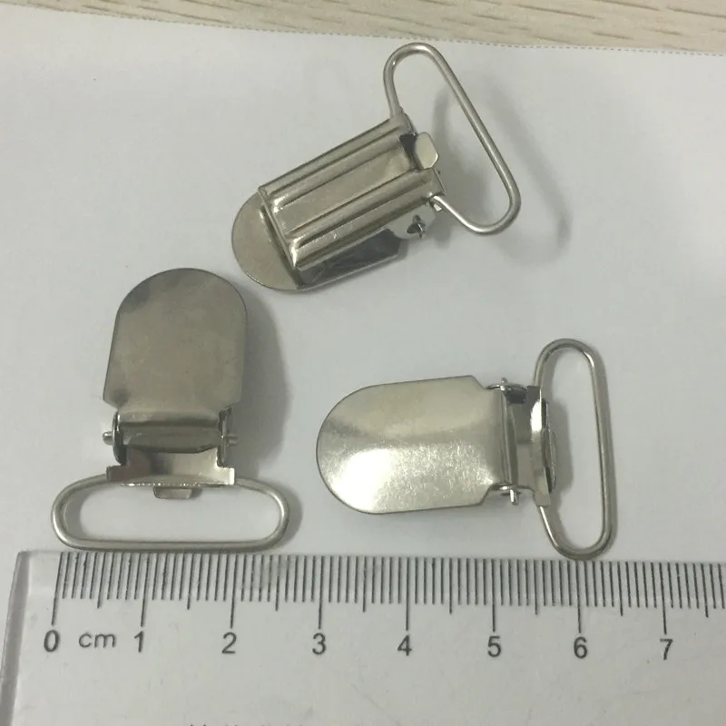 1 шт. 25mm1 дюймов детская пустышка на цепочке с прищепкой клипы Металл держатели