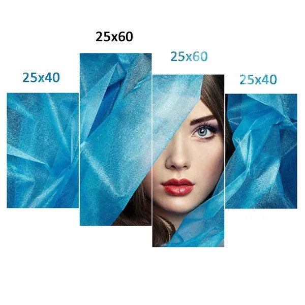 25x40x2 25x60x2 EverShine алмазная живопись фото изображение на заказ Стразы Алмазная вышивка полный квадрат/Мозаика из круглых бриллиантов домашний декор - Цвет: 25x40x2 25x60x2