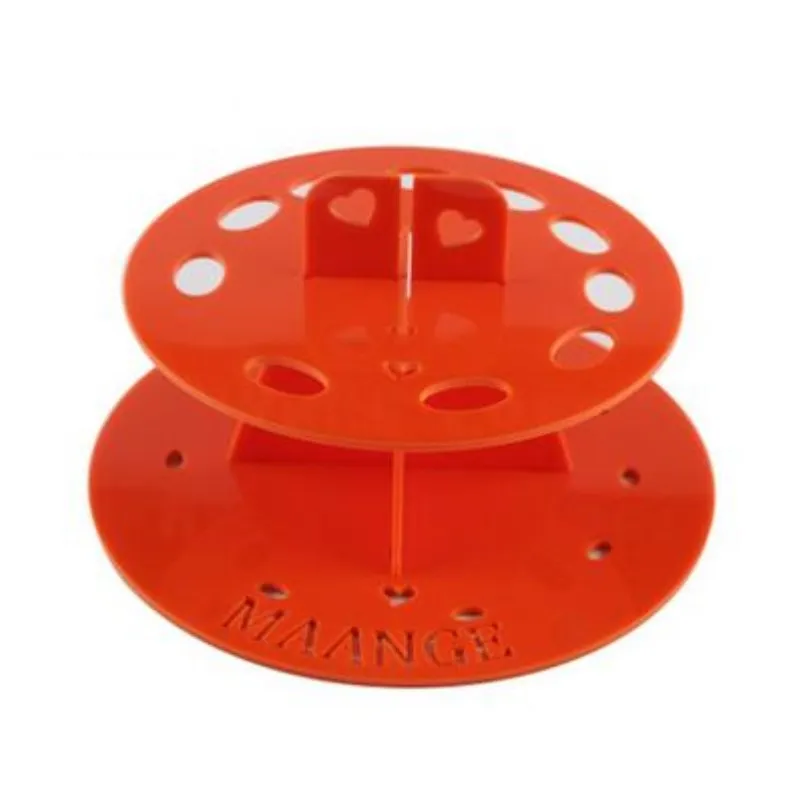 Профессиональный круглый акриловый держатель кистей для макияжа сделай сам