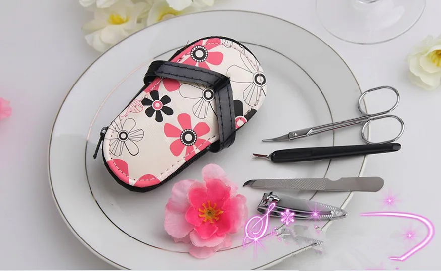 wedding gift and giveaways--Flirty Flip Flop Pedicure Set Party Favor Guest Keepsake Gift 80 sets/lot party present | Дом и сад