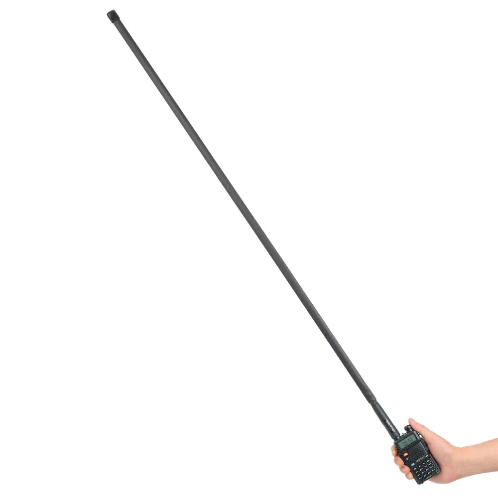 ABBREE SMA-Female VHF UHF Двухдиапазонная 144/430Mhz Складная тактическая антенна для рации Baofeng UV-5R UV-82 Kenwood TK-3207