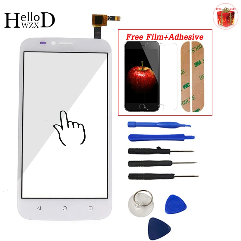Мобильный сенсорный экран для Huawei Ascend y625 Y 625 емкостный датчик объектива дигитайзер панель Бесплатный клей+ протектор экрана