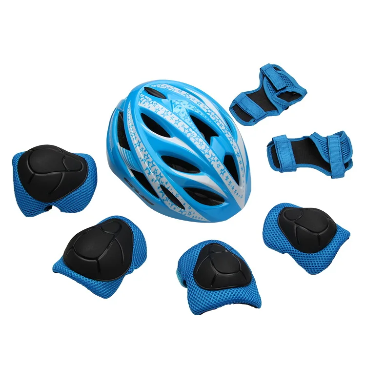 Blue Детский велосипедный шлем скейт Мотокросс скутера горные MTB баланс велосипед шлем Спортивная безопасность Casco Capacete - Цвет: Blue